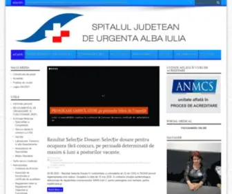 Spitalalba.ro(Spitalul Județean de Urgență Alba Iulia) Screenshot