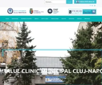 Spitalclujana.ro(Spitalul Clinic Municipal Cluj) Screenshot