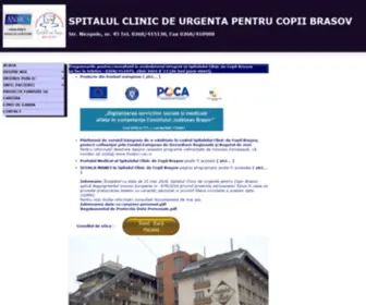 Spitalcopiibrasov.ro(Spitalul Clinic de Copii BRASOV) Screenshot