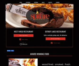 Spitfirebarandgrill.com(Spitfire Bar & Grill) Screenshot