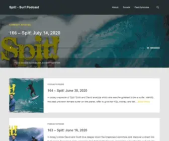 Spitpodcast.com(Spewing Surf Talk with Scott Bass and David Lee Scales) Screenshot