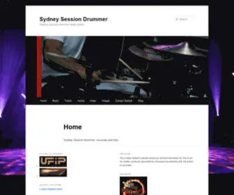 Spitster.com.au(Sydney Session Drummer) Screenshot