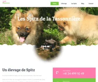 Spitz-Pomeranian.ch(Spiz Pomeranian) Screenshot