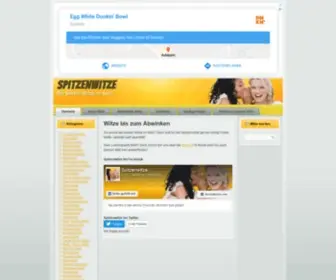 Spitzenwitze.de(Die besten Witze im Netz) Screenshot
