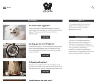 Spitzpedia.com(Everything you want to know about the Spitz breed of dogs) Screenshot