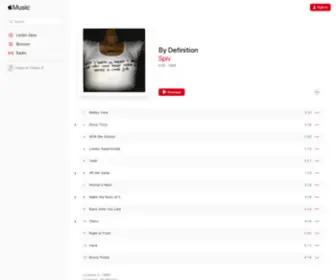 Spiv.com(By Definition by Spiv on Apple Music) Screenshot