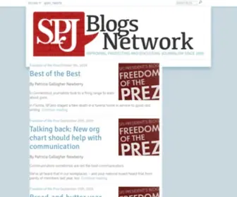 SPjnetwork.org(Society of Professional Journalists) Screenshot