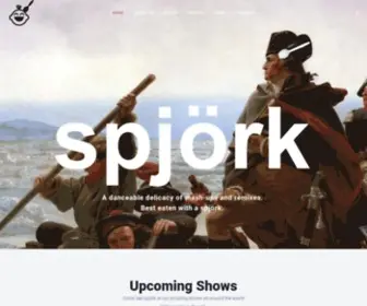 Spjorkmusic.com((The second part isn't true.)) Screenshot