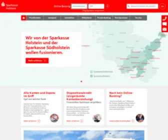 SPK-Ostholstein.de(Sparkasse Holstein) Screenshot