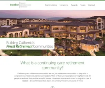 SPK.com(Building California’s Finest Retirement Communities) Screenshot