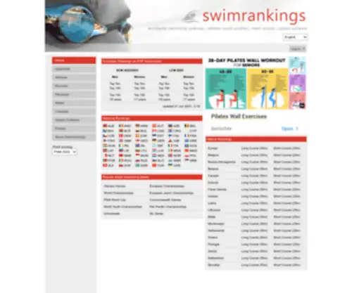 Splash-Software.ch(Worldwide, International Swim Sport) Screenshot