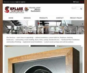 Splashcarpentry.com(Splash Carpentry) Screenshot
