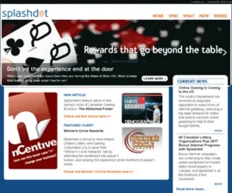 Splashdot.com(Loyalty marketing solutions and software) Screenshot