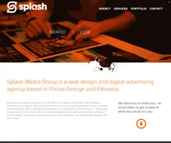 Splashmg.ca(Splash Media Group) Screenshot