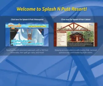 Splashnputt.com(Splash N Putt Resort) Screenshot