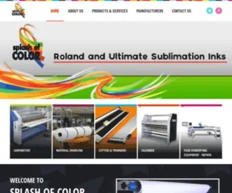 Splashofcolor.com(Splash of Color) Screenshot