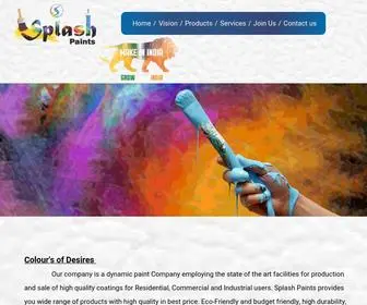 Splashpaints.in(Splash Paints) Screenshot