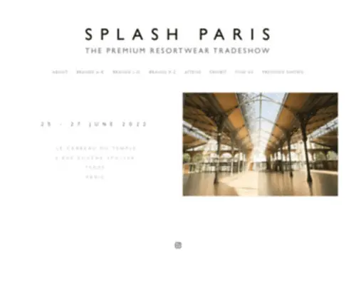 Splashparis.com(Splash Paris) Screenshot