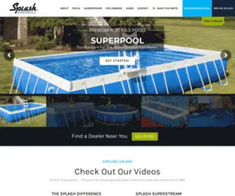 Splashpools.com(Splash Pools) Screenshot