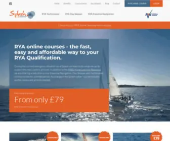 Splashseaschool.com(RYA Online Courses from Splash Sea School) Screenshot