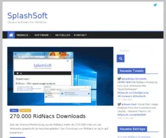 Splashsoft.de(Clevere Software für Windows) Screenshot