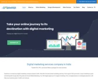 Splashsys.com(Digital Marketing Company in Delhi) Screenshot