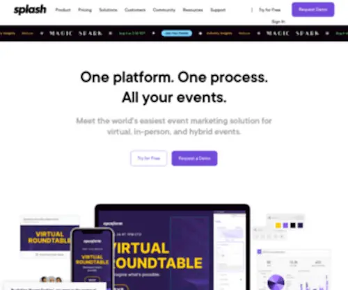 Splashthat.com(Splash) Screenshot