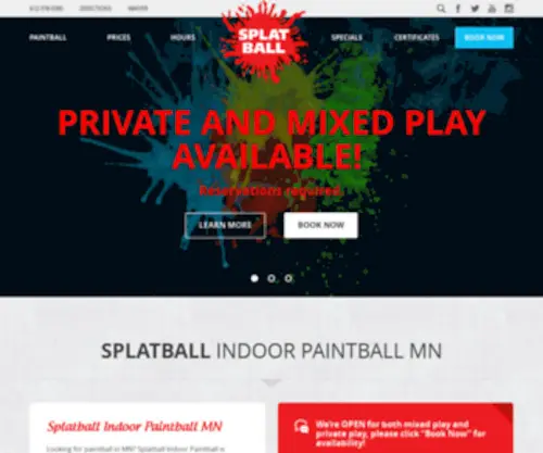 Splatball.com(Splatball) Screenshot