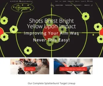 Splatterbursttargets.com(Splatterburst Targets®) Screenshot