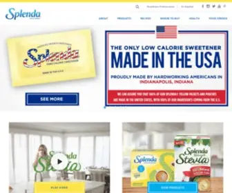 Splenda.com(Zero Calorie Sweetener & Sugar Substitute) Screenshot