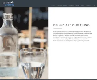 Splendid-Drinks.com(Splendid Drinks) Screenshot