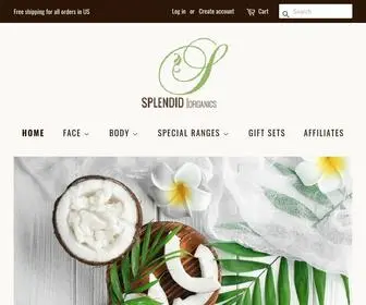 Splendid-Organics.com(Splendid Organics Splendid Organics) Screenshot