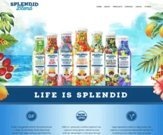 Splendidblend.com(Life is Splendid) Screenshot