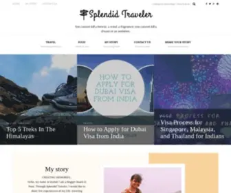 Splendidtraveler.co.in(Splendidtraveler) Screenshot