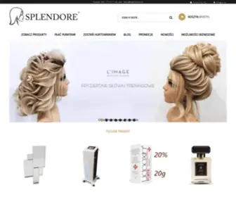 Splendore.pl(Sprzęt kosmetyczny i fryzjerski) Screenshot