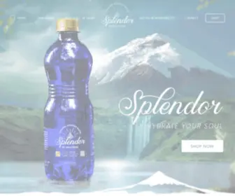 Splendorwater.com(Splendor) Screenshot