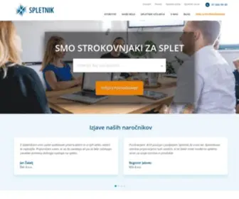 Spletnik.si(Strokovnjaki za splet) Screenshot