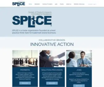 Splicelicensing.com(SPLiCE) Screenshot