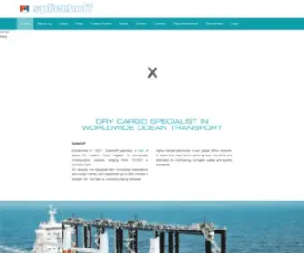 Spliethoff.com(Worldwide ocean transport) Screenshot