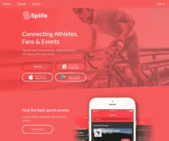 Splife.com(Connecting fans) Screenshot