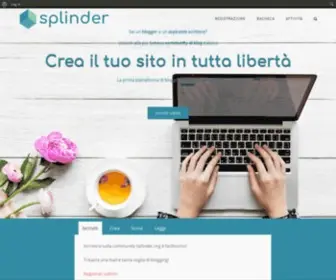 Splinder.org(Crea il tuo blog gratis) Screenshot