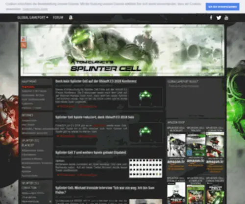 Splintercell-Game.de(Deutsche Fanseite zur Splinter Cell) Screenshot