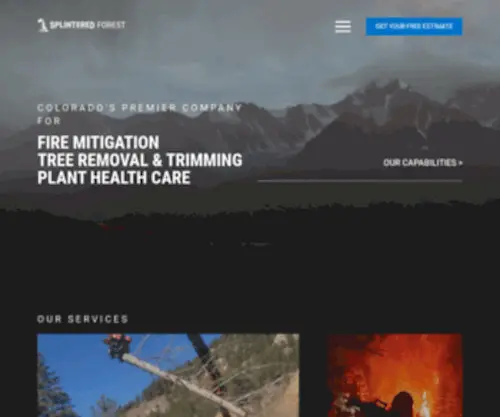 Splinteredforesttreeservices.com(Splintered Forest Tree Services) Screenshot