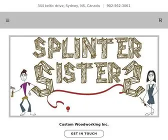 Splintersisters.ca(Splinter Sisters Custom Woodworking Inc) Screenshot