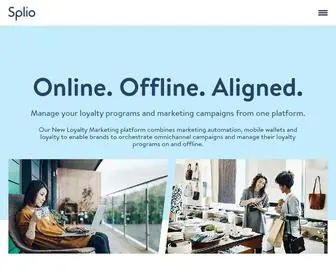 Splio.com(Plateforme de CRM intelligent pour les retailers) Screenshot
