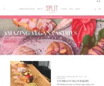 Splitbakehouse.com(San Diego's 100% vegan bakery) Screenshot