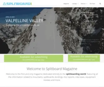 Splitboardmag.com(Splitboard Magazine) Screenshot