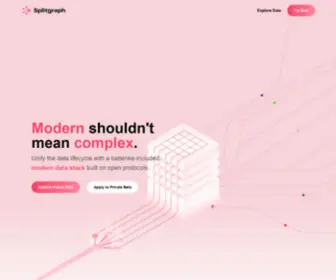Splitgraph.com(Data-Ops Reimagined) Screenshot