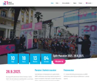 Splitmarathon.com(Split Maraton 2022) Screenshot