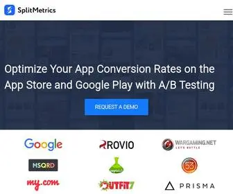 Splitmetrics.com(Mobile App A/B Testing for App Store and Google Play) Screenshot